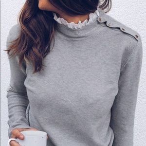 Gray long sleeve shirt!